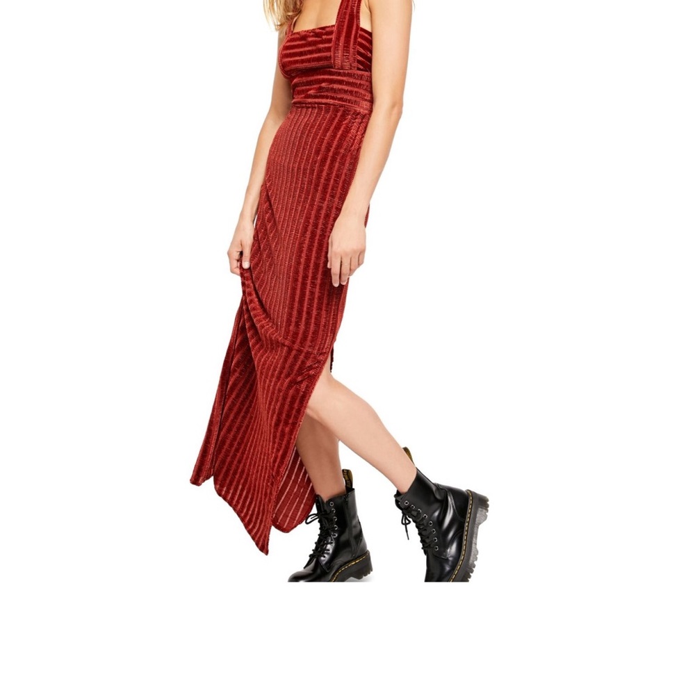 Free People Geneva Velvet Maxi Dress - NWT